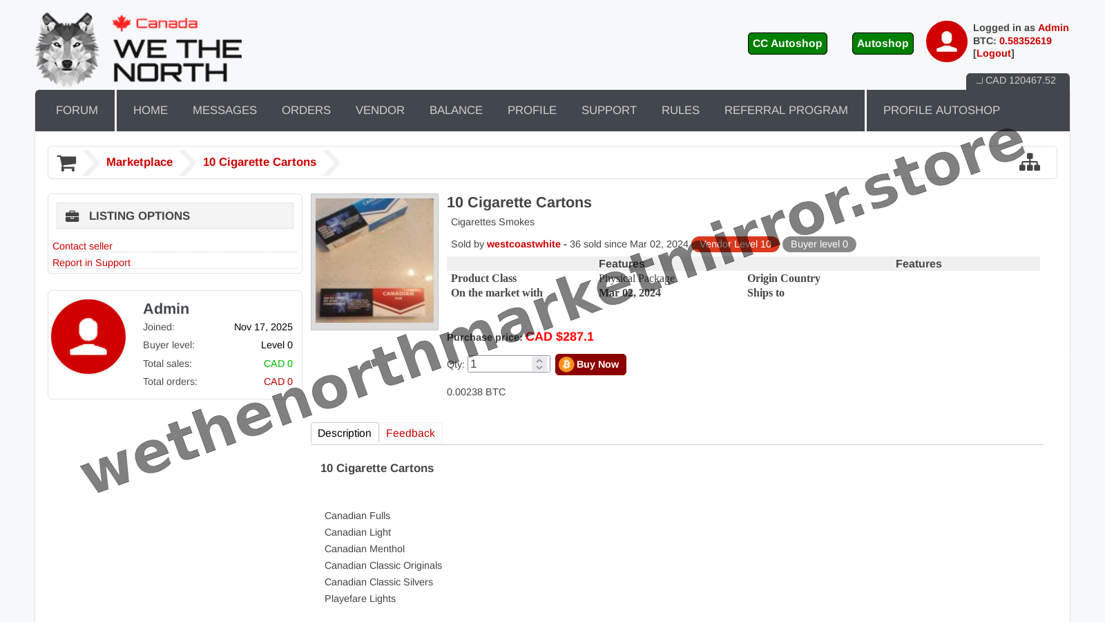 Main Market Dashboard